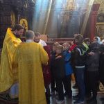 Воспитанники интерната в храме Павловского Посада 1