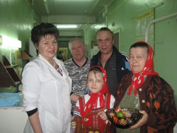 Пасхальные поздравление в Лобненской больнице