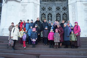 Поездка в храм Христа Спасителя
