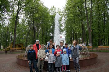 Никитята в городском парке