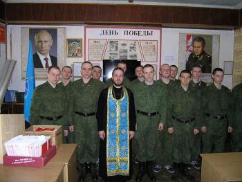 Поздравление с Пасхой в войсковой части ПВО РФ г. Люберцы