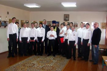 День памяти преподобного Сергия Радонежского в спецшколе д. Лиды