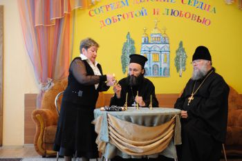 Открытие акции "Согреем детские сердца" в Егорьевске