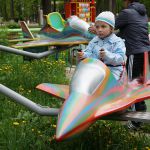 Никитята в городском парке 1