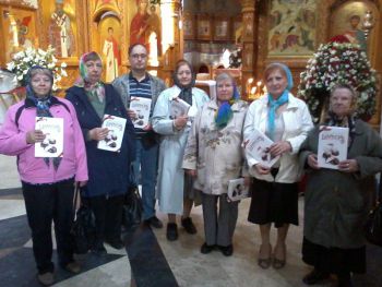 Гости в Преображенском храме Гости в Преображенском храме