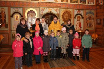 Причащение в Центре &laquo;Егорка&raquo;