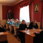 Собрание членов общества сестёр милосердия 1