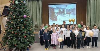 Рождественский праздник в школе-интернате для слепых детей г. Королёва
