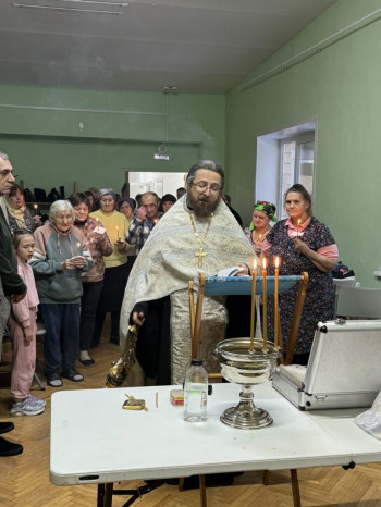 Посещение беженцев из Курской области в дер. Костино