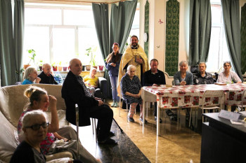 Соборование в пансионате для пожилых людей г.о. Химки Соборование в пансионате для пожилых людей г.о. Химки