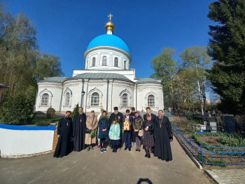 Встреча с епископом Балашихинским и Орехово-Зуевским Николаем в Саввино