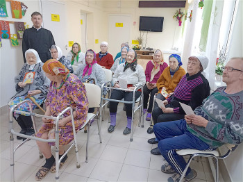 Посещение Отделения временного проживания граждан пожилого возраста и инвалидов