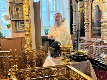 Освящение приборов ночного видения в Саввино