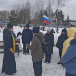 Заупокойное богослужение о почивших воинах на Дятловском кладбище 1 Заупокойное богослужение о почивших воинах на Дятловском кладбище 1