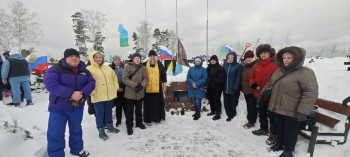 Заупокойное богослужение о почивших воинах на Дятловском кладбище Заупокойное богослужение о почивших воинах на Дятловском кладбище