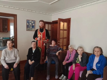 Пасхальное посещение Дома престарелых в Балашихе
