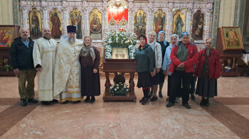 Благодарственный молебен по возвращении волонтера Патриаршей гуманитарной миссии в Саввино
