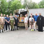 Передача гуманитарного груза в Балашихе Передача гуманитарного груза в Балашихе