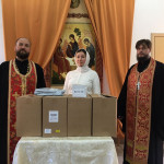 Передача гуманитарной помощи в Кучино Передача гуманитарной помощи в Кучино