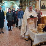 Благодарственный молебен по возвращении волонтера Патриаршей гуманитарной миссии в Саввино 2