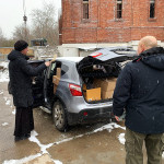 Передача гуманитарной помощи в Железнодорожном 0