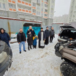 Освящение автомобилей для воинов Специальной военной операции в Железнодорожном 1