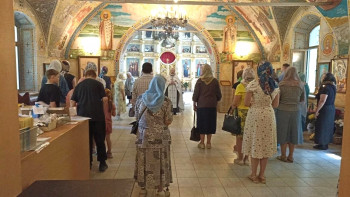 Молебен в Борисоглебском храме города Раменское
