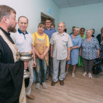 Освящение офиса Московской областной организации Всероссийского общества слепых