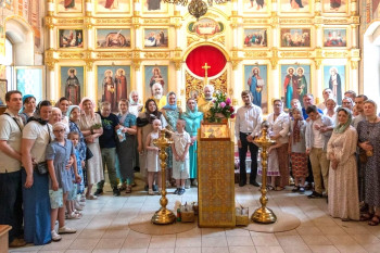 Обедница в Борисоглебском храме города Раменское