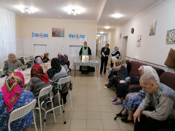 Праздник Покрова Пресвятой Богородицы в пансионате &laquo;Забота о близких&raquo; села Усадище г.о. Воскресенск