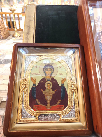 Молебен в Богородицерождественском храме села Клемово м.о. Серебряные Пруды