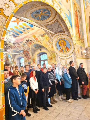 Гости на приходе Борисоглебского храма города Раменское Гости на приходе Борисоглебского храма города Раменское